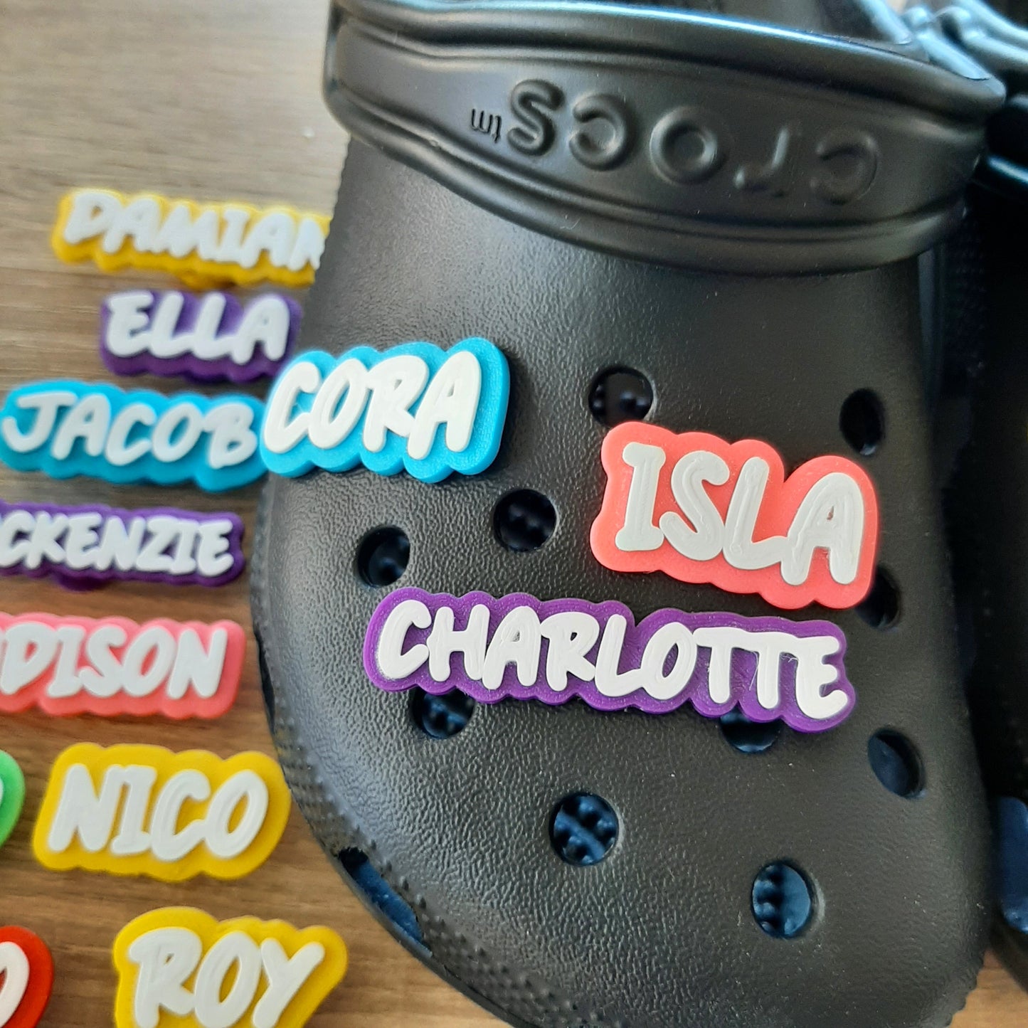 Custom Name Shoe Charm