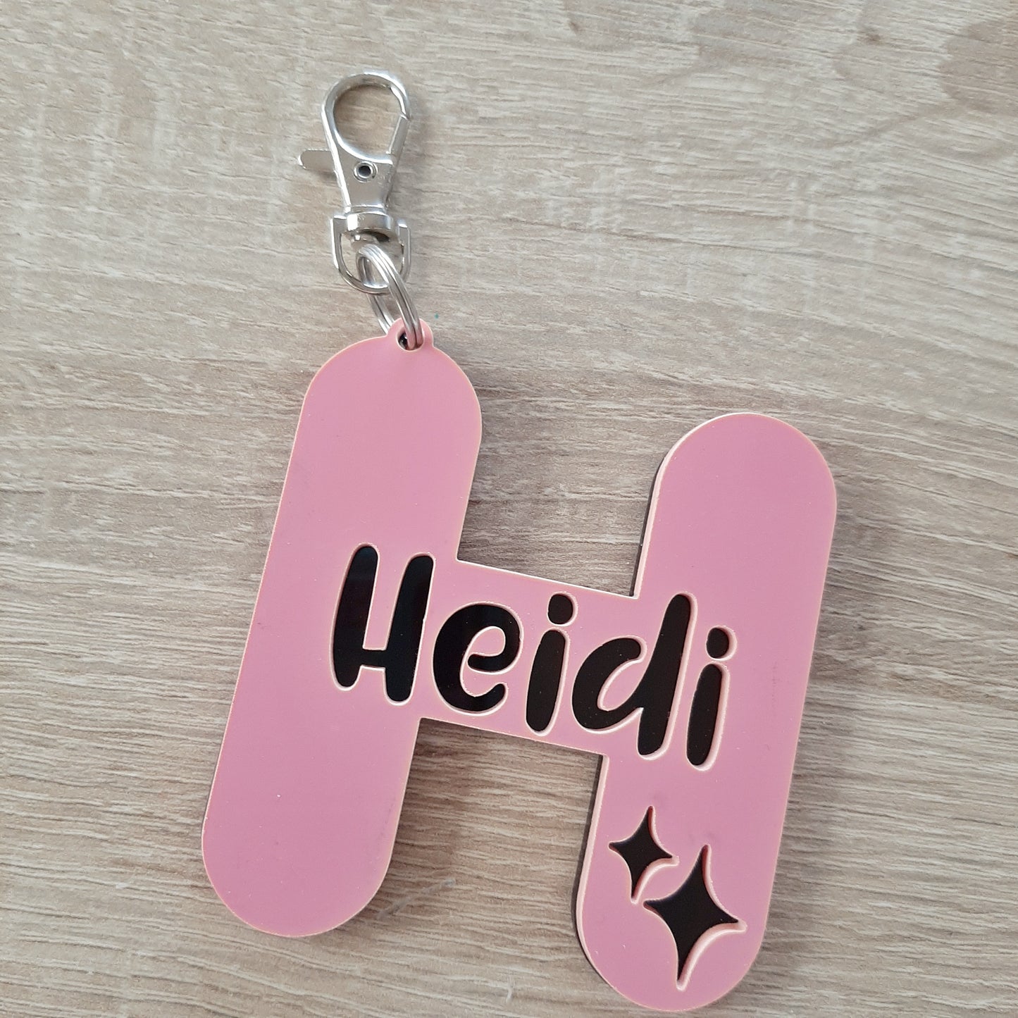 Personalised Letter Bag Tag/ Key Rings