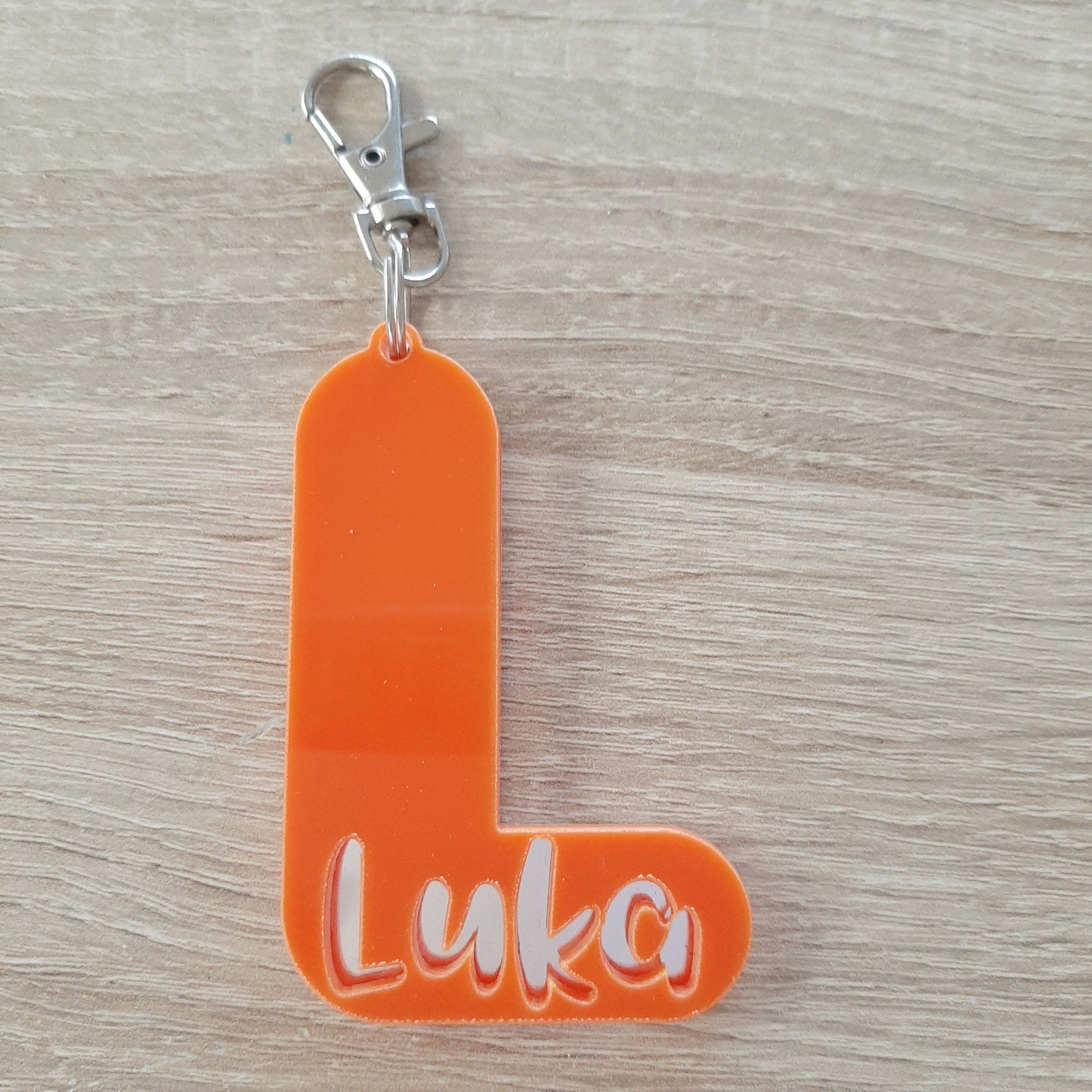 Personalised Letter Bag Tag/ Key Rings