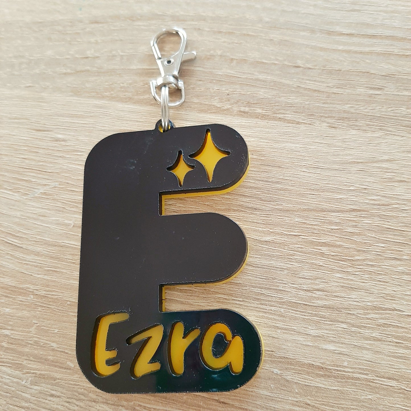 Personalised Letter Bag Tag/ Key Rings